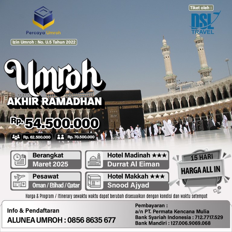 Umroh Akhir Ramadhan